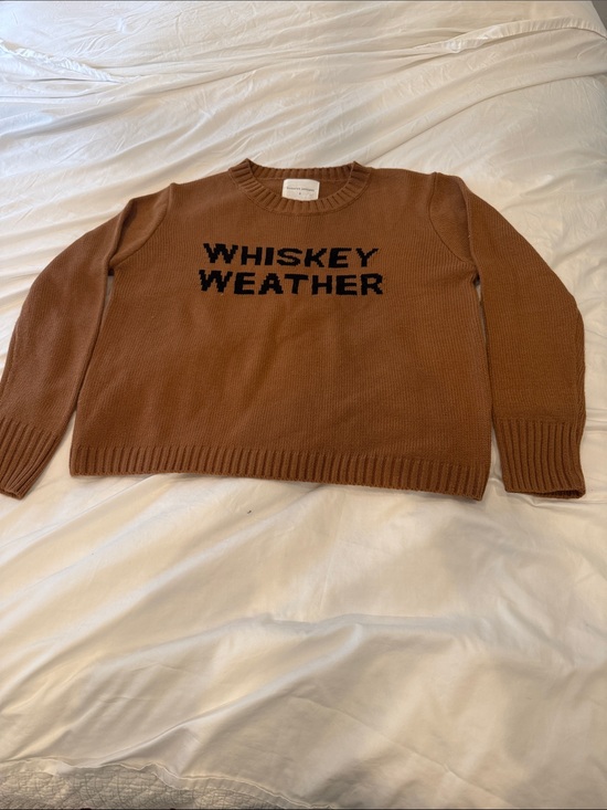Sweaters - Whiskey Weather Brown Crewneck Sweater
